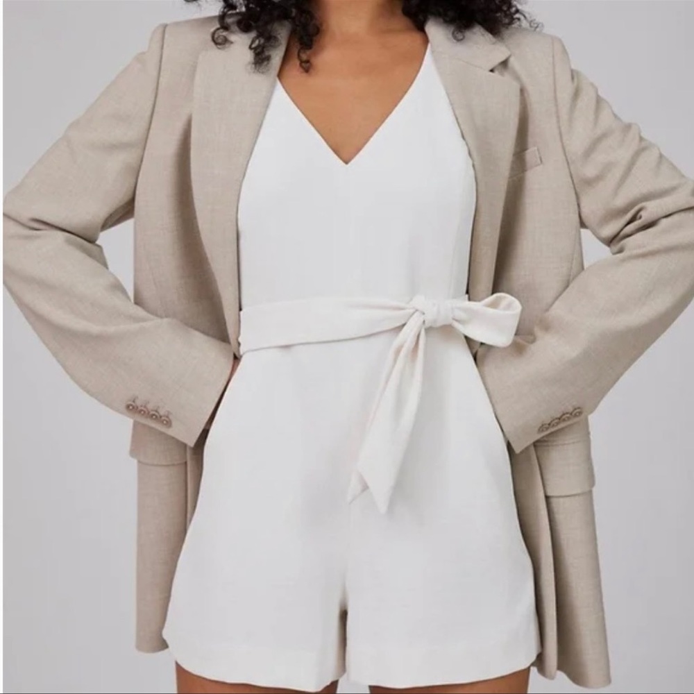 WILFRED | “Ecoulement” Romper In Cream